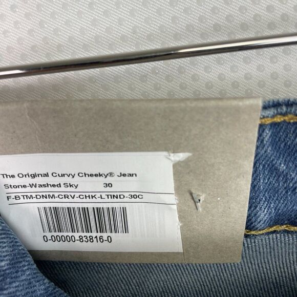 Everlane The Original Curvy Cheeky High Rise Straight Leg Jean Stone Washed 30 - Picture 9 of 9